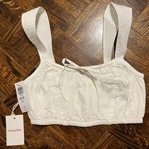 NWT Aritzia Sunday Best martine crop